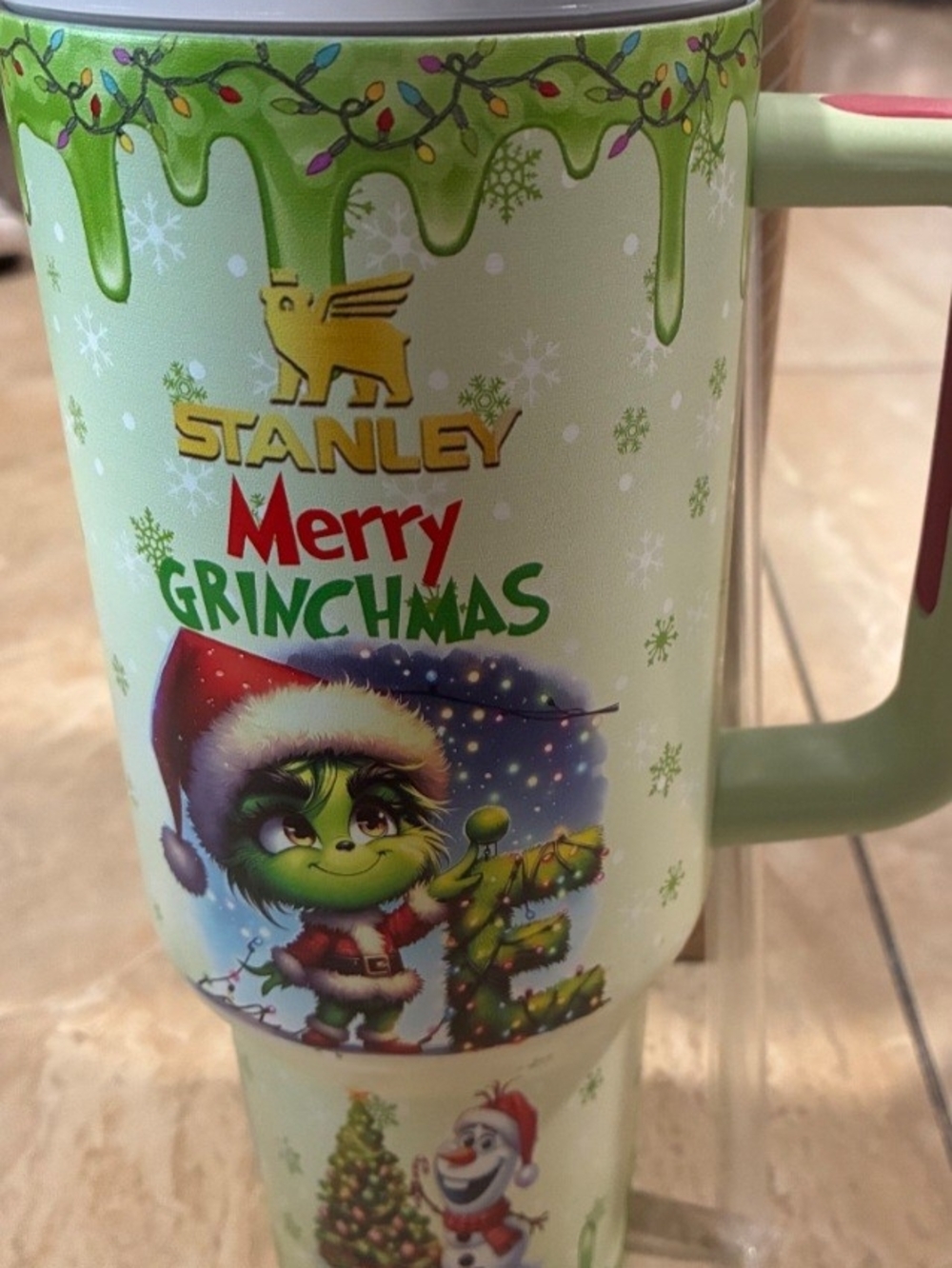 Stanley Merry Grinchmas Holiday Travel Mug - Green